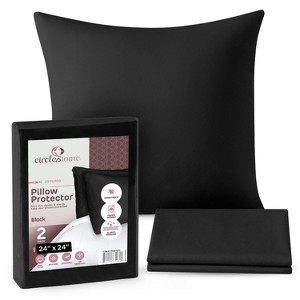 Circles Home, 100% Cotton Zippered Pillow Protector - 1 of 4