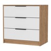 RISOKEYS 3 Drawers Dresser with 3 Wide Drawers,Object Decorative and Other Objects, ,for Bedroom and Living Room - 4 of 4