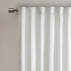 Fully Embroidered Luxurious Tree Branch Pattern Window Curtain Panel, Faux Silk Textured Light Filtering Curtain for All Seasons - 4 of 4