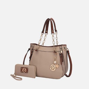 MKF Collection Lina Vegan Leather Shoulder Bag and Wallet by Mia K - 1 of 4