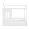 Twin Size Wood House Bed with Two Drawers - 4 of 4