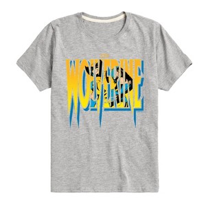 Boys' - Marvel - Wolverine Logo Short Sleeve Graphic T-Shirt - 1 of 4