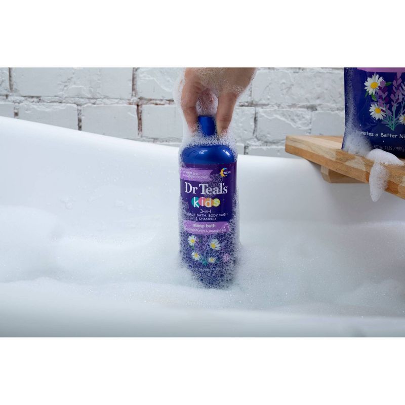 Dr Teal&#39;s Kids 3-in-1 Sleep Bath with Melatonin &#38; Essential Oils - Lavender - 20 fl oz, 3 of 11