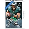 Trends International NFL Philadelphia Eagles - Saquon Barkley 25 Framed Wall Poster Prints - 3 of 4