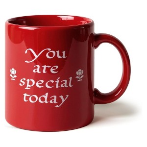 Waechtersbach Celebration "You Are Special Today" Red Mug - Unique 12 Oz. Ceramic China Drinkware - Microwave & Dishwasher Safe - 1 of 4