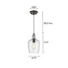 Chloe Lighting Ellie Transitional 1 Light Rubbed Bronze Ceiling Mini Pendant 7" Wide - 3 of 3
