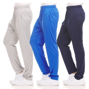 Daresay Mens Dri-Fit Pant 3 Pack-Moisture Wicking, High Performance, Comfy Spandex-Poly Blend - 1 of 4