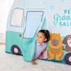 Martha Stewart Kids' Pet Grooming Van Play Tent - Children's Large Pretend Play Indoor Playhouse, Easy to Fold Bedroom Tent - 3 of 4