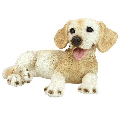 Design Toscano Yellow Labrador Puppy Dog Statue - Yellow