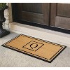 A1HC Natural Coir Monogrammed Doormat, Anti-Shed Treated Durable Front Door Mat for Outdoor Entrance, Easy to Clean Entrymat 24"x48" - 4 of 4