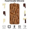JDICTION Halloween Chocolate Molds 3pcs Knife Silicone Candy Molds for Resin, Soap, Ice, Fondant, Cupcake Decoration - 3 of 4