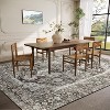 Area Rug Vintage Medallion Carpet Washable Rug Stain Resistant Throw Carpet Non Shedding Low Pile Folding Floor Cover - 2 of 4