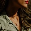 Gold Plated Wishbone Pendant Necklace | ETHICGOODS - 3 of 4