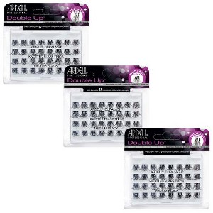 Ardell Knot-Free Tapered Double Up Lashes - Medium Black - 66499 (3-pack) - 1 of 3