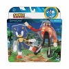 Bend'ems Sonic Versus Pack Sonic the Hedgehog Dr. Eggman Action Figures - 2 of 2