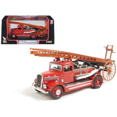 1938 Dennis Light Four Fire Engine Red 1/43 Diecast Model by Road Signature