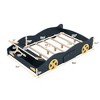 ALEXOUN Race Car-Shaped Platform Bed for Kids,with Storage and Wheels,Wood Bed Frame,No Box Spring Needed,for Bedroom,Apartment, - 3 of 4
