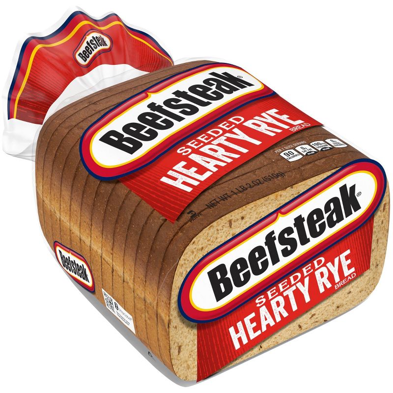 Beefsteak Seeded Hearty Rye Bread - 18oz, 2 of 6