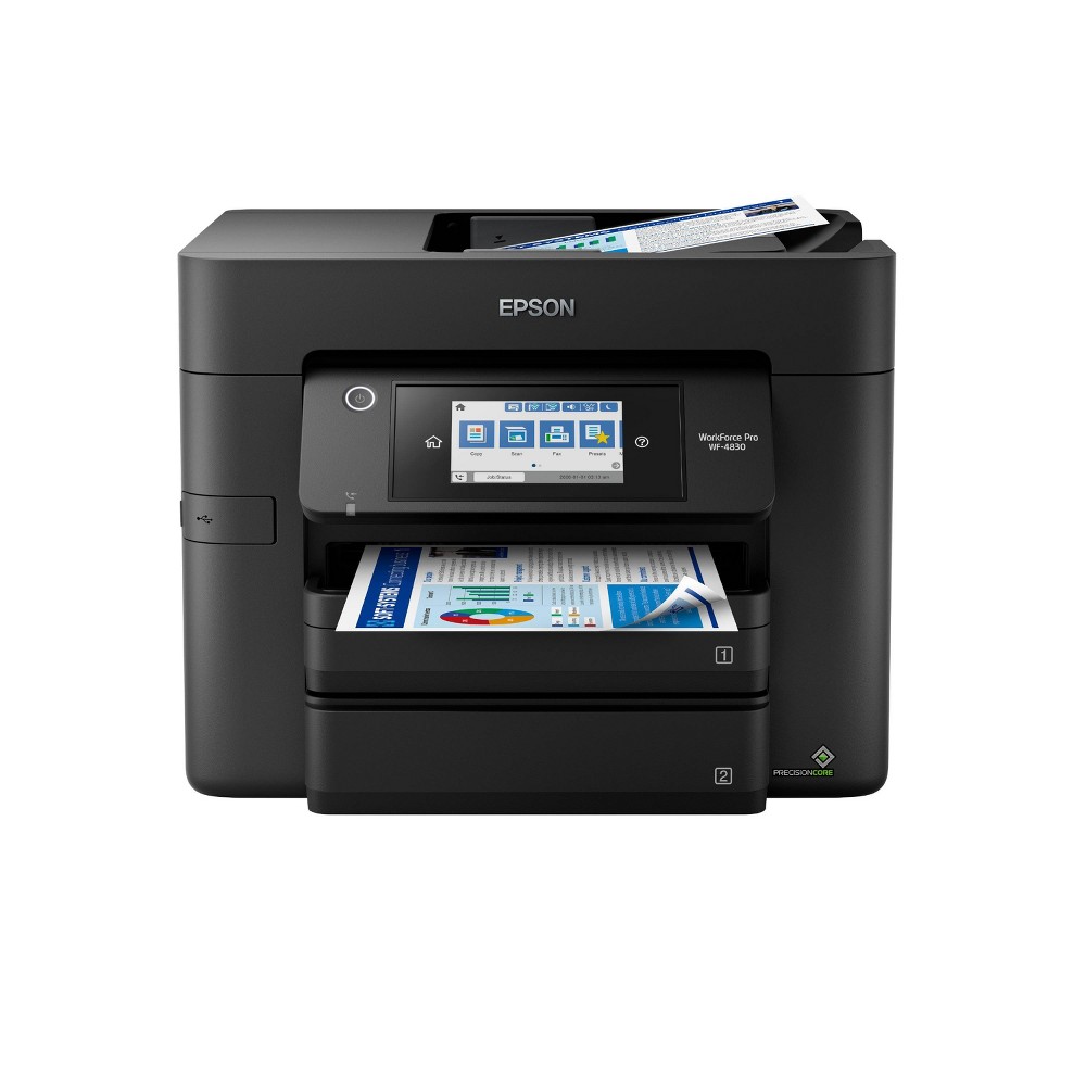 Epson WorkForce Pro WF-4830 Wireless All-in-One Printer - Black