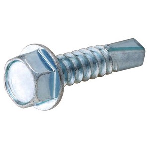 Hillman No. 10-16 X 1/2 in. L Hex Washer Head Self- Drilling Screws 100 pk - 1 of 1