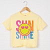 Simply Sage Market S.W.Smiley Sunshine Neon Boxy Crop Top - 2 of 4