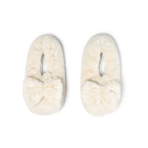 Hello Mello Cuddlers Heated Slippers Microwaveable Plush Soft Slippers for Women - 1 of 4