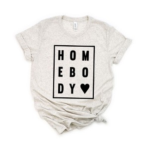 Simply Sage Market Women's Homebody Heart Short Sleeve Graphic Tee - 1 of 2