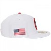 Adult Captain America American Flag White Colorway New Era 59Fifty Fitted Hat - 4 of 4