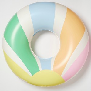 Sunnylife: Pastel Gelato Tube Ring Float, 41" Inflatable, Beach & Water Play - 1 of 4