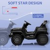 12V Kids Ride-on Truck with Parent Remote Control,All-Terrain Electric Car with Twin 35W Motors, 3 Speeds & Spring Suspension - 4 of 4