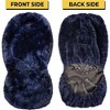 Zone Tech Genuine Sheepskin Car Seat Cover , Universal Front Full Seat (front and back) Cushions - 4 of 4
