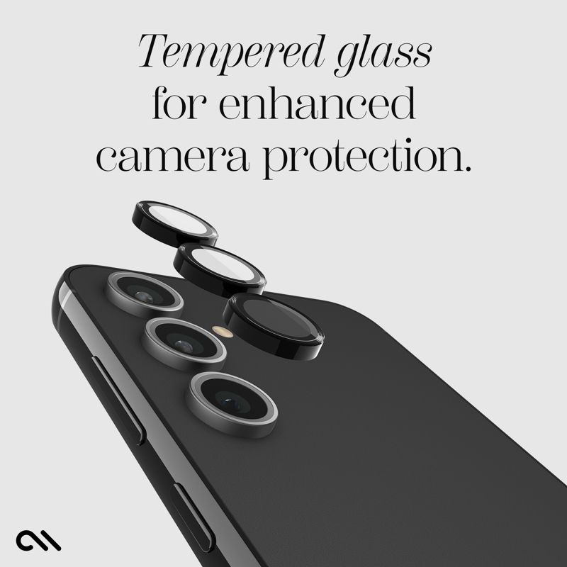Case-Mate Camera Lens Protector Aluminum Rings for Samsung Galaxy S23 FE 5G - Black, 5 of 6