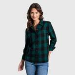 United By Blue Women's Organic Flannel Button-Down Shirt