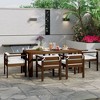 PAGED Outdoor Dining Set Fashionable Patio Dining Set with Armchairs for Terrace, Poolside, Backyard - 4 of 4