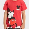 Toddler Boys' Disney Mickey Mouse Classic T-Shirt - Red - 2 of 4