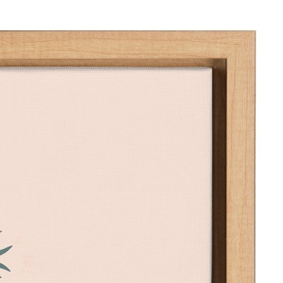 Summer Daze Abstract Canvas Print with Polystyrene Frame