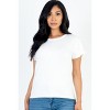Slickblue Women's Basic Short Sleeve T-Shirt, Stretch Jersey Knit, Casual Everyday Fit, 10 Color Options, Size S-L - 2 of 4