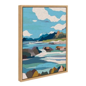 18" x 24" Sylvie Brienz Framed Canvas by Nikita Jariwala - Kate & Laurel All Things Decor - 1 of 4