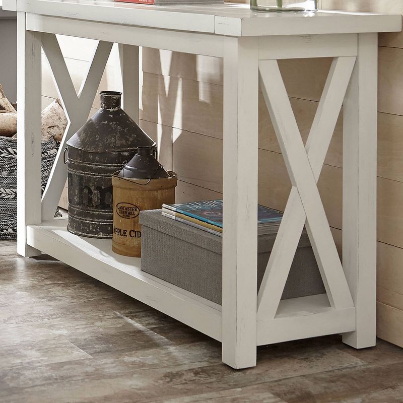 Seaside Lodge Console Table - Off White - Home Styles, 6 of 10