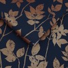 Luna Navy Blue and Copper Leaves Trail Paste the Wall Wallpaper - 3 of 4
