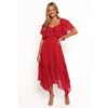 Petal and Pup Merida Midi Dress - Red S - 3 of 4