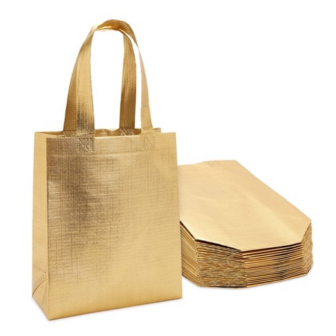 Medium gold shopping 2024 bag