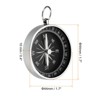 Unique Bargains Survival Gear Outdoors Camping Hiking Direction Navigation Pocket Compass - 2 of 4