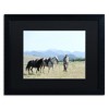 Trademark Fine Art -Preston 'Montana Horse Rancher' Matted Framed Art - 2 of 4