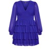 Women's Plus Size Kailey Dress - cobalt | CITY CHIC - 4 of 4