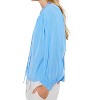 Women's Ruffled Split Neck Blouse - current air - 2 of 4