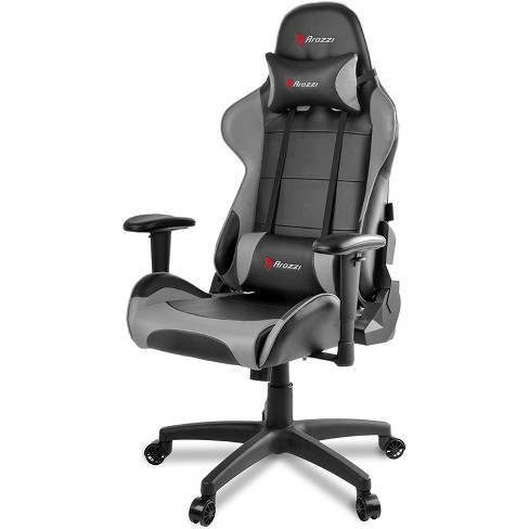 Gaming Chair With Footrest And Ergonomic Lumbar Massage Pillow Pu Leather  Office Chair White - Gtracing : Target