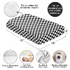 Sweet Jojo Designs Boy, Girl, Unisex/Gender Neutral Baby Fitted Crib Sheet Gingham Checkered Plaid Black and White - 4 of 4
