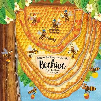 Discovering the Busy World of the Beehive - (Peek Inside) by  Petra Bartikova (Board Book)