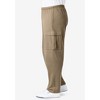 KingSize Men's Big & Tall Lightweight Jersey Cargo Sweatpants - 4 of 4